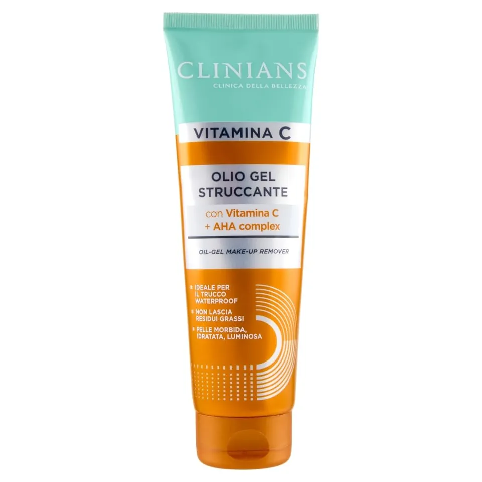 clinians-olio-gel-struccante-con-vitamina-c-e-aha-complex-125-ml image 1