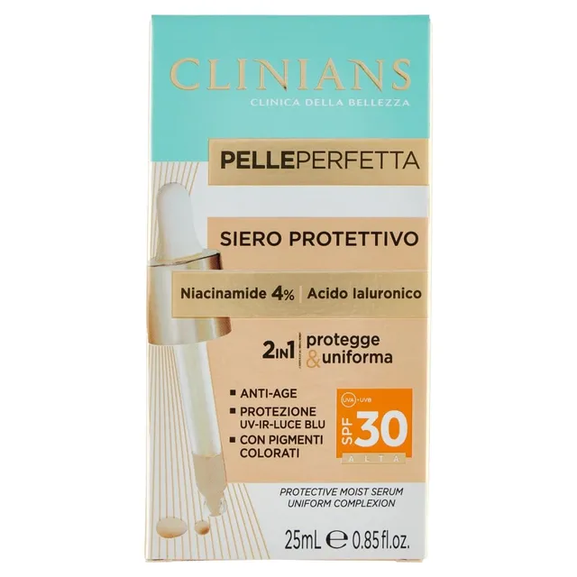 clinians-pelle-perfetta-siero-protettivo-spf30-protezione-uv-uniforma-l-incarnat image 1