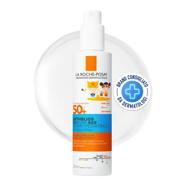 la-roche-posay-anthelios-uv-mune-400-dermo-pediatrics-spray-bambini-spf50-200-ml image 1