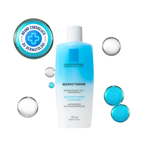 la-roche-posay-toleriane-respectissime-struccante-occhi-bifasico-125ml image 1