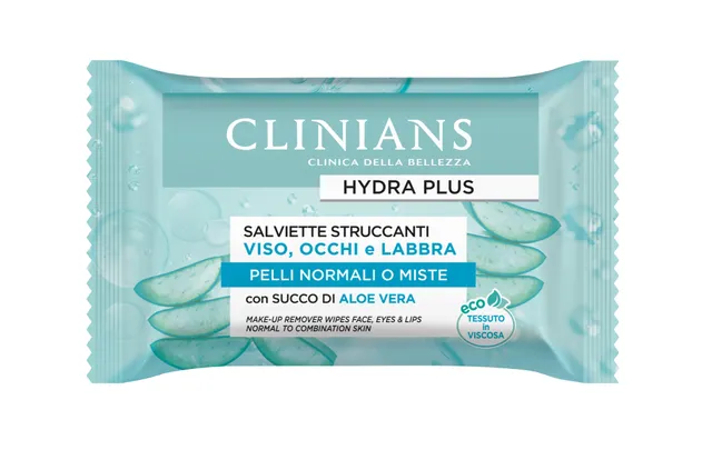 clinians-hydra-plus-salviette-struccanti-25pz-x-6-pezzi-con-aloe-vera-oftalmolog image 1