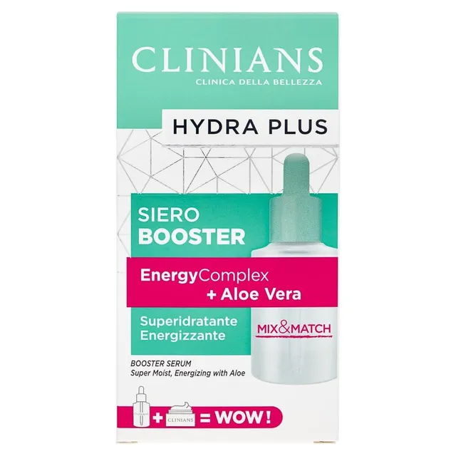clinians-hydra-plus-siero-booster-superidratante-con-aloe-vera-bio-e-acido-ialur image 1