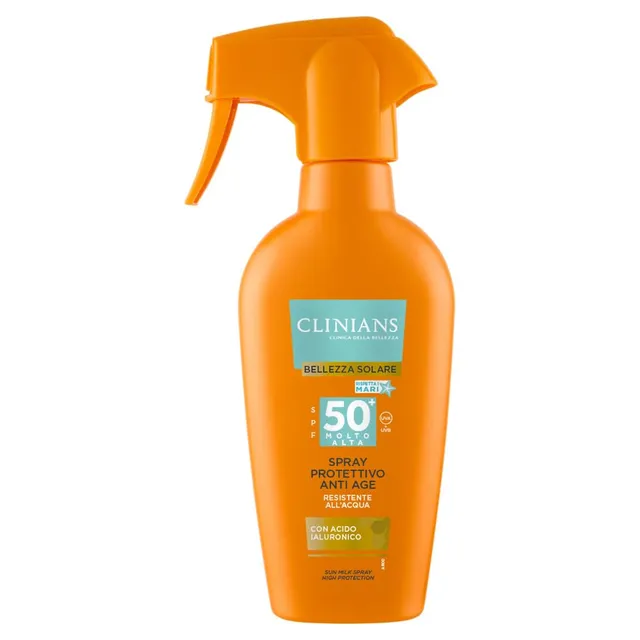 clinians-spray-protettivo-anti-age-spf50-con-acido-ialuronico-250ml image 1