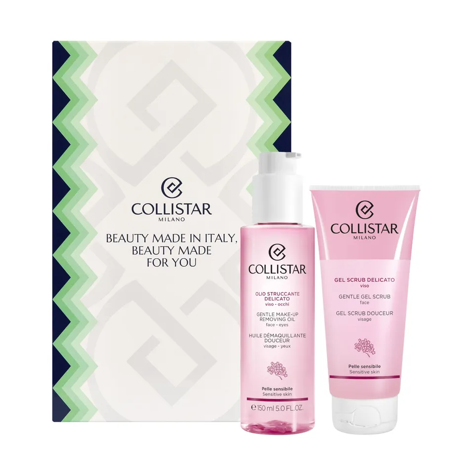 collistar-cofanetto-regalo-detersione-delicata-olio-struccante-150ml-gel-scrub-v image 1