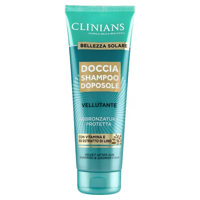 clinians-doccia-shampoo-doposole-vellutante-con-vitamina-e-250-ml image 1