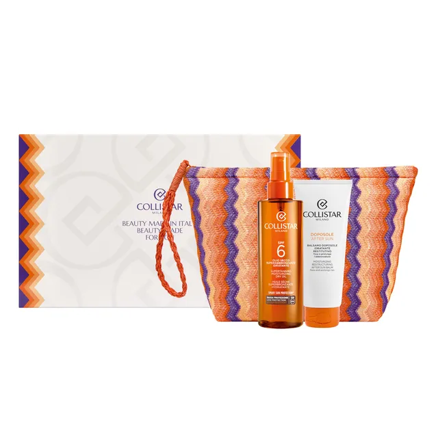 collistar-cofanetto-regalo-solare-olio-secco-superabbronzante-spf-6-200ml-balsam image 1