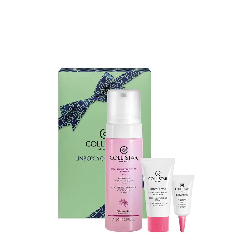 collistar-cofanetto-regalo-viso-idroattiva-mousse-180ml-crema-25ml-hydro-gel-occ image 1