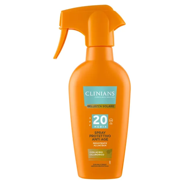 clinians-spray-protettivo-anti-age-spf20-con-acido-ialuronico-250ml image 1