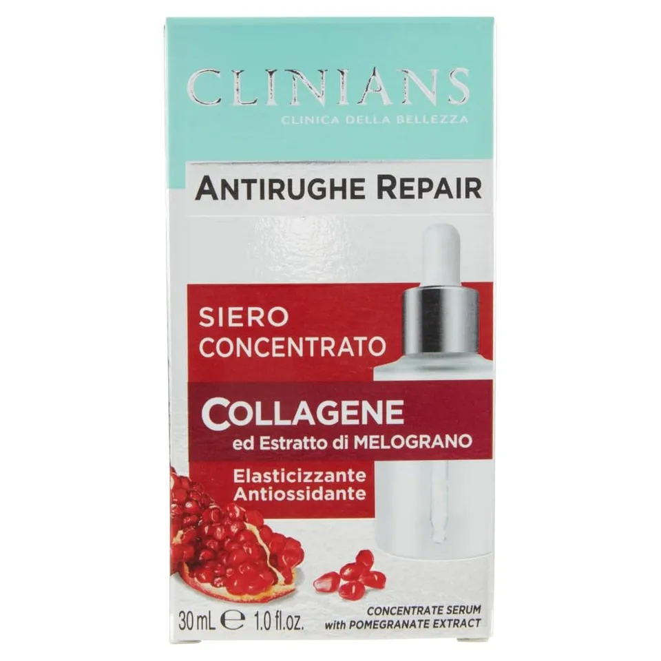 clinians-antirughe-repair-siero-concentrato-con-collagene-e-melograno-30ml image 1