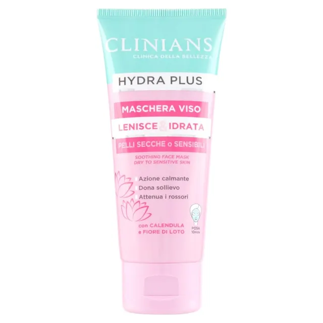clinians-hydra-plus-maschera-viso-lenitiva-e-idratante-75-ml image 1