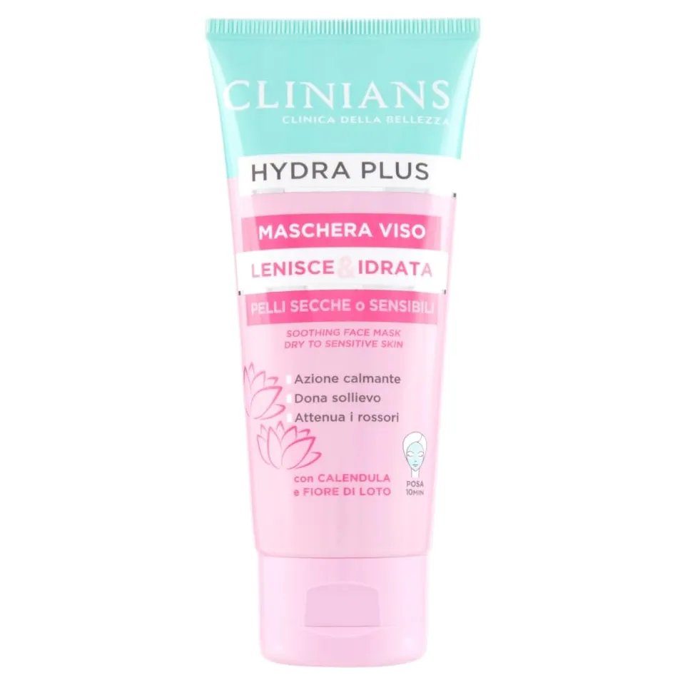 clinians-hydra-plus-maschera-viso-lenitiva-e-idratante-75-ml image 1