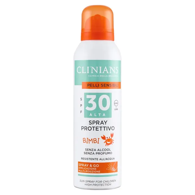 clinians-spray-protettivo-bimbi-spf30-con-aloe-e-camomilla-150ml image 1