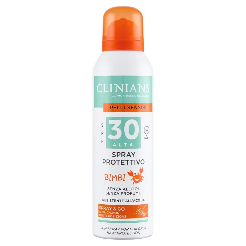 clinians-spray-protettivo-bimbi-spf30-con-aloe-e-camomilla-150ml image 1