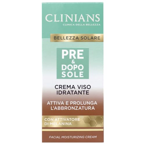 clinians-crema-idratante-pre-dopo-sole-viso-con-attivatore-di-melatonina-50-ml image 3