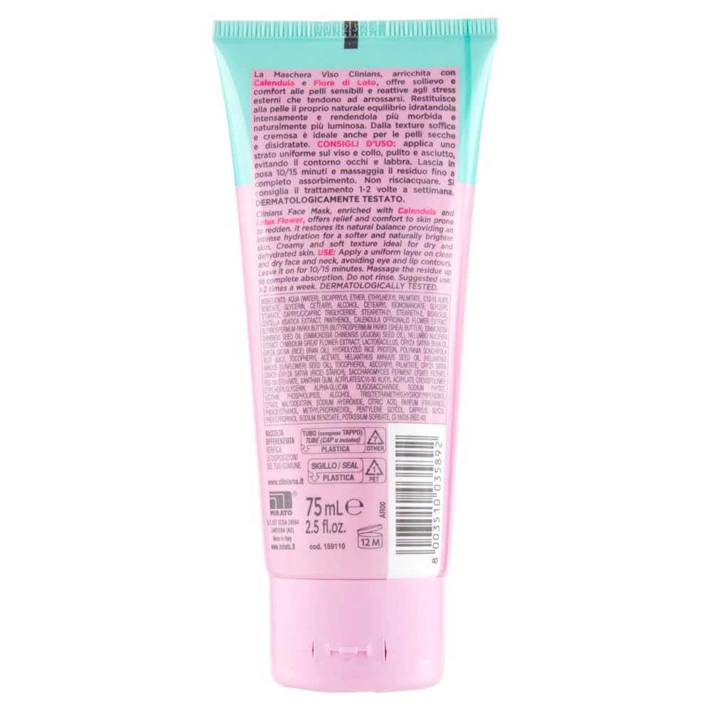 clinians-hydra-plus-maschera-viso-lenitiva-e-idratante-75-ml image 3