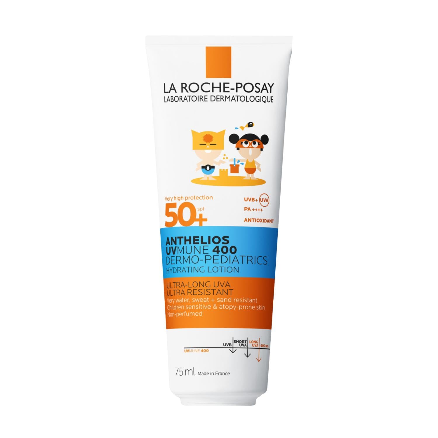 la-roche-posay-anthelios-latte-solare-per-bambini-spf50-corpo-75-ml image 1