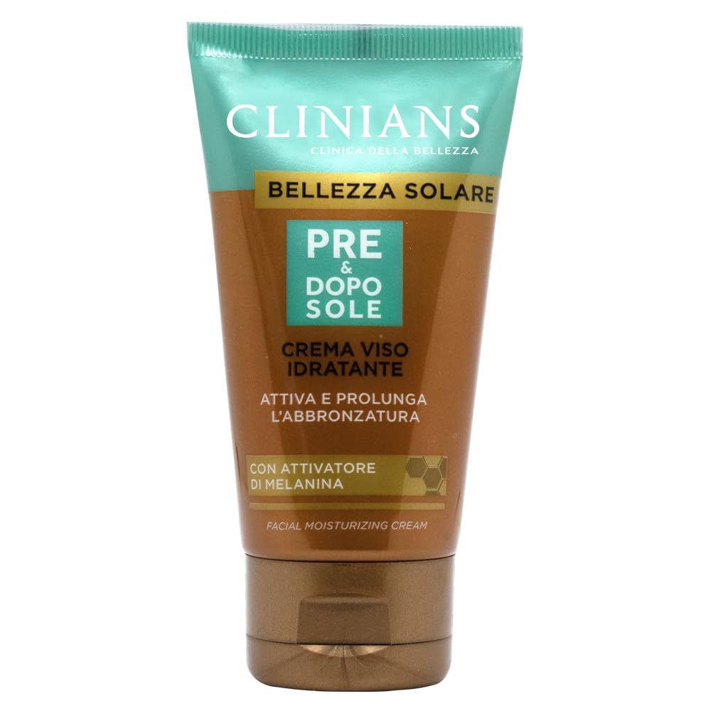 clinians-crema-idratante-pre-dopo-sole-viso-con-attivatore-di-melatonina-50-ml image 2