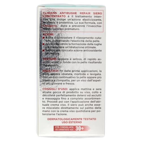 clinians-antirughe-repair-siero-concentrato-con-collagene-e-melograno-30ml image 6