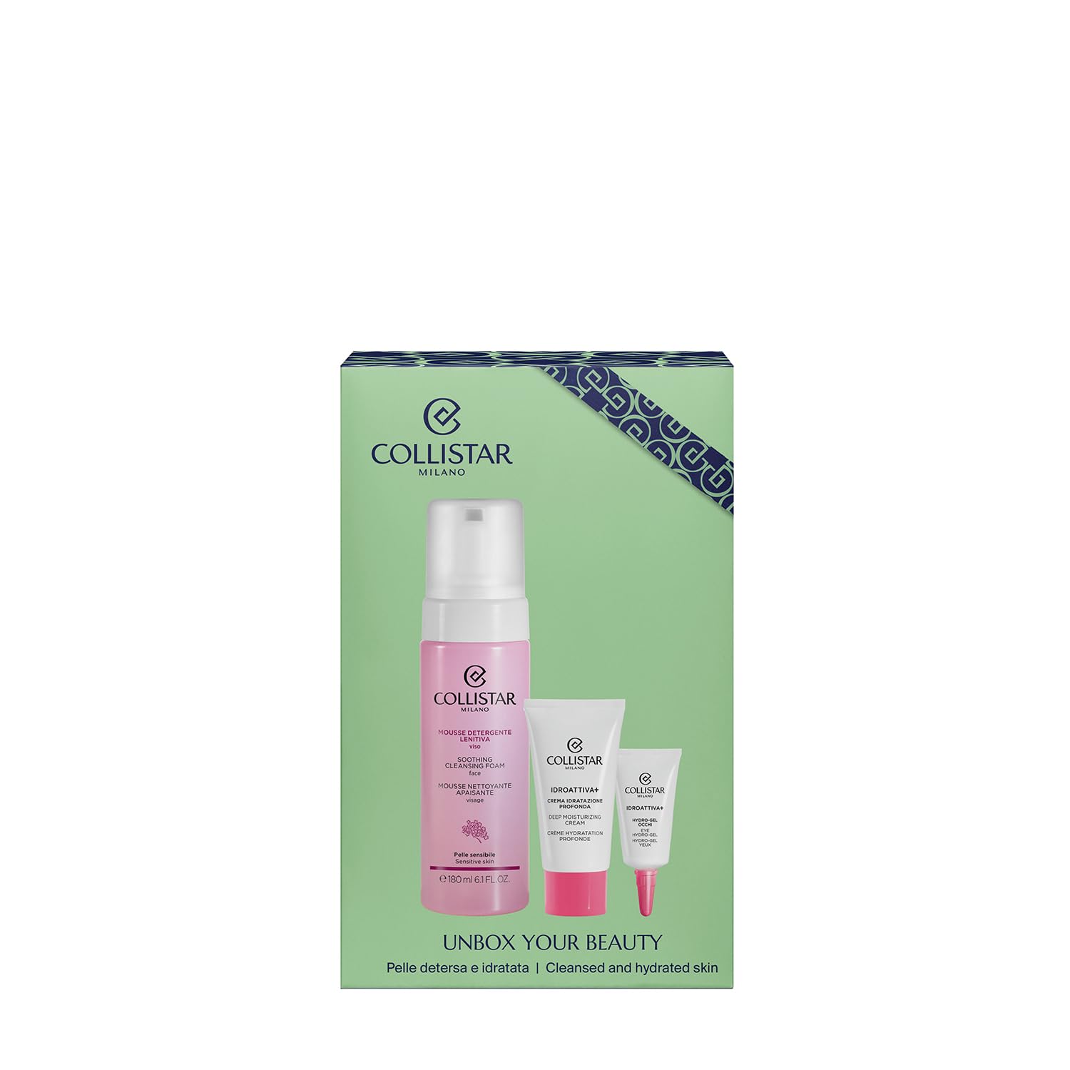 collistar-cofanetto-regalo-viso-idroattiva-mousse-180ml-crema-25ml-hydro-gel-occ image 3