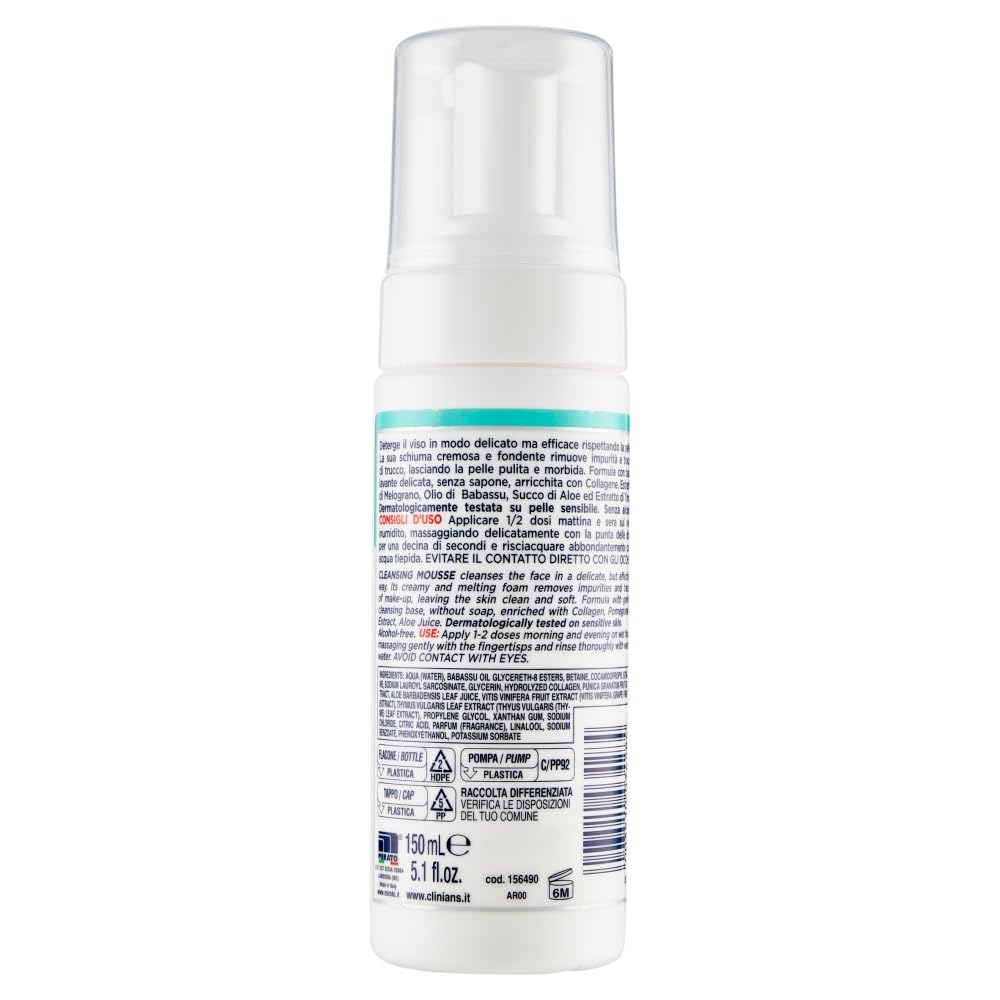 clinians-mousse-detergente-viso-antirughe-repair-150ml image 2