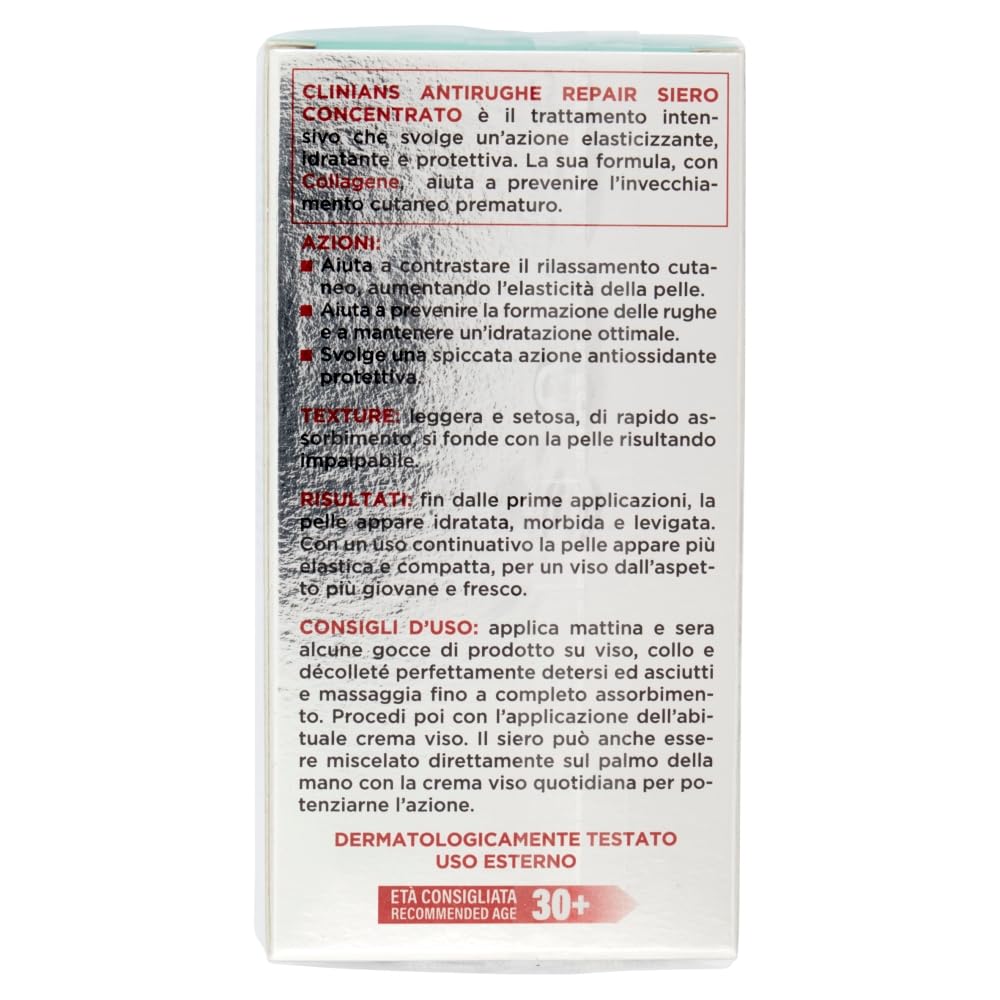 clinians-antirughe-repair-siero-concentrato-con-collagene-e-melograno-30ml image 2