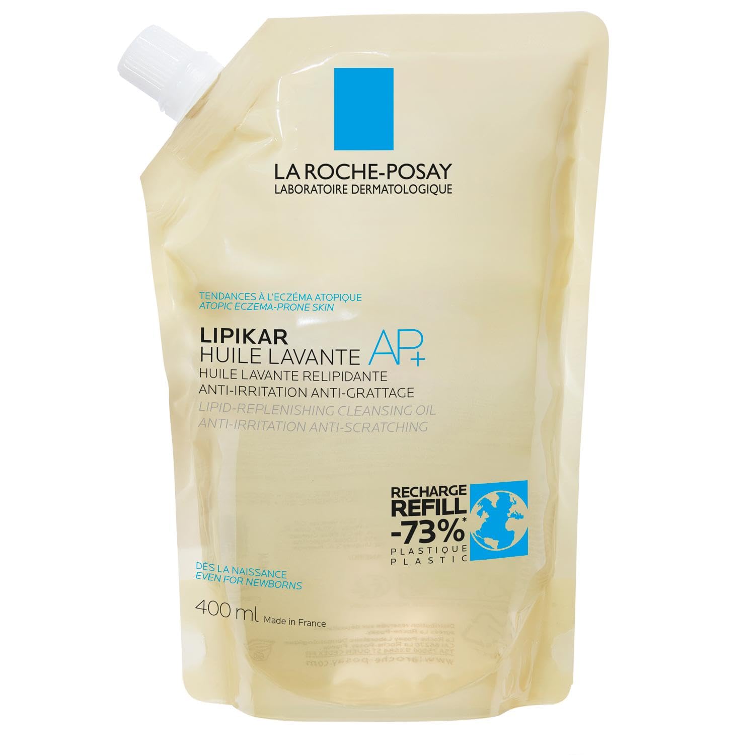 la-roche-posay-lipikar-olio-detergente-ap-refill-pack-400-ml image 1