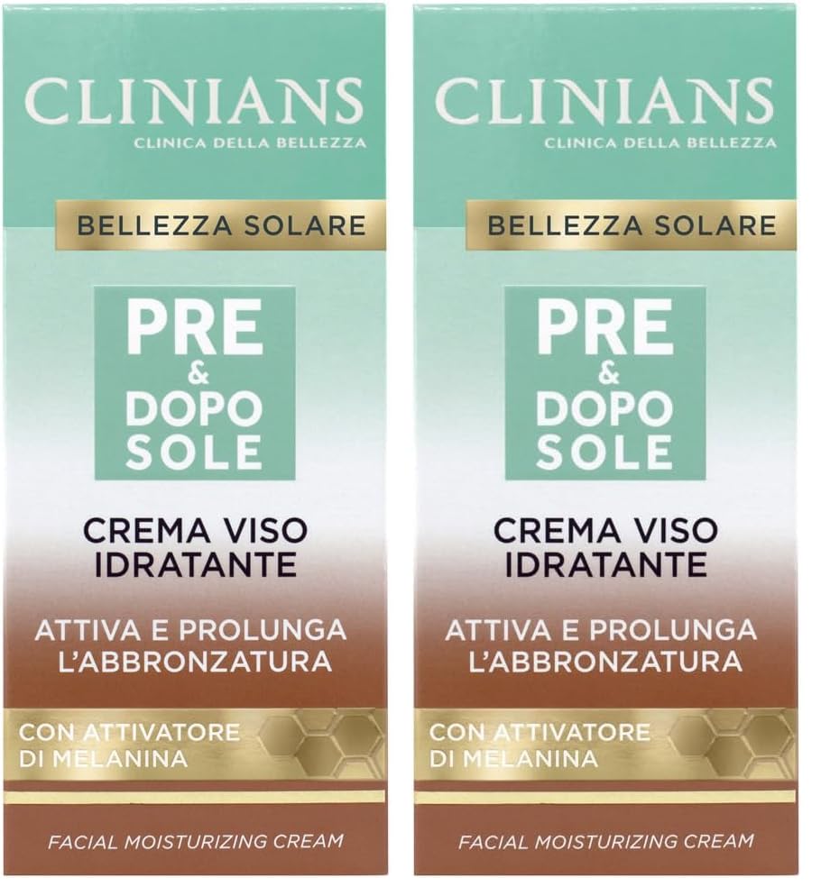 clinians-crema-idratante-pre-dopo-sole-viso-con-attivatore-di-melatonina-50-ml image 5