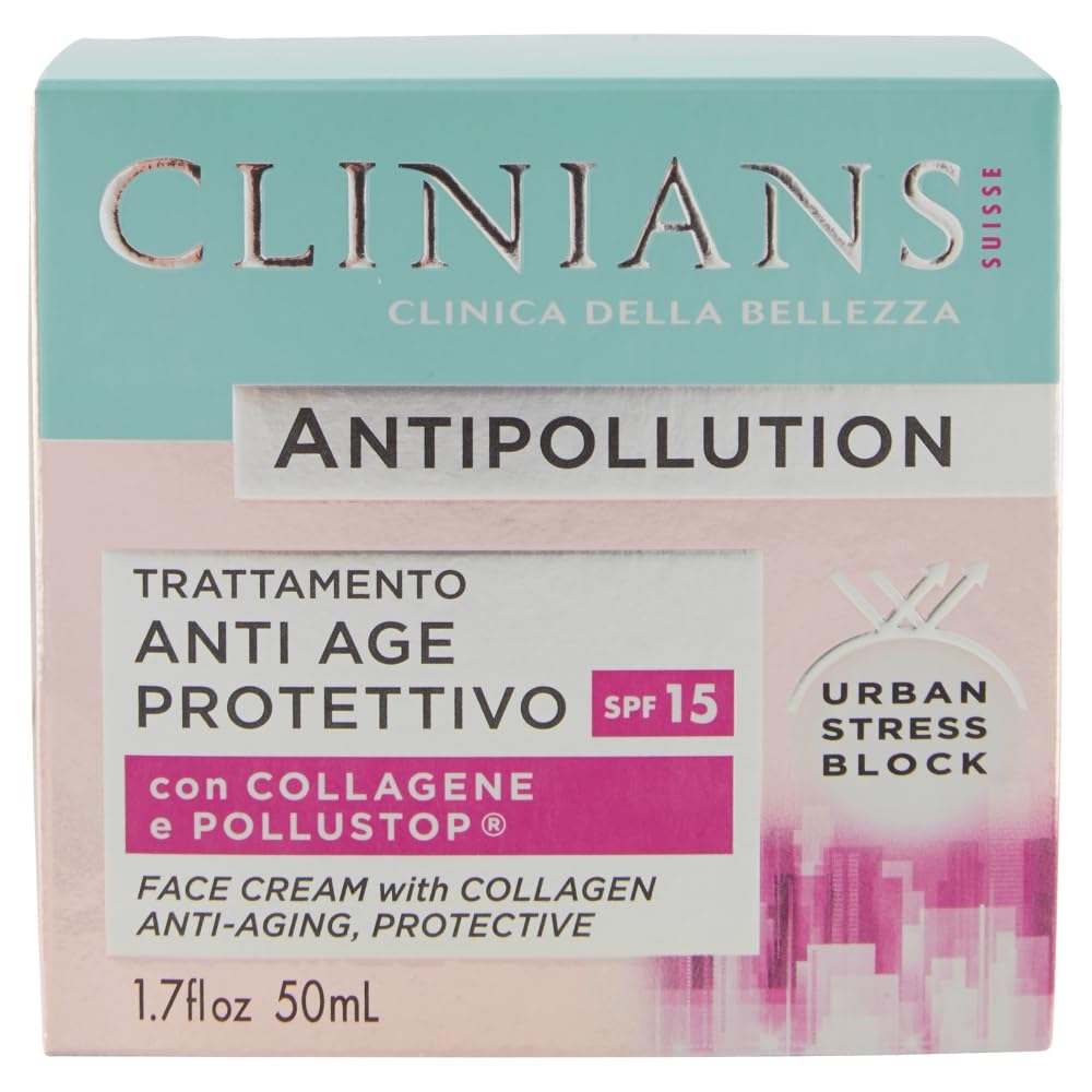 clinians-trattamento-antiage-protettivo-antipollution-spf-15-50-ml image 1