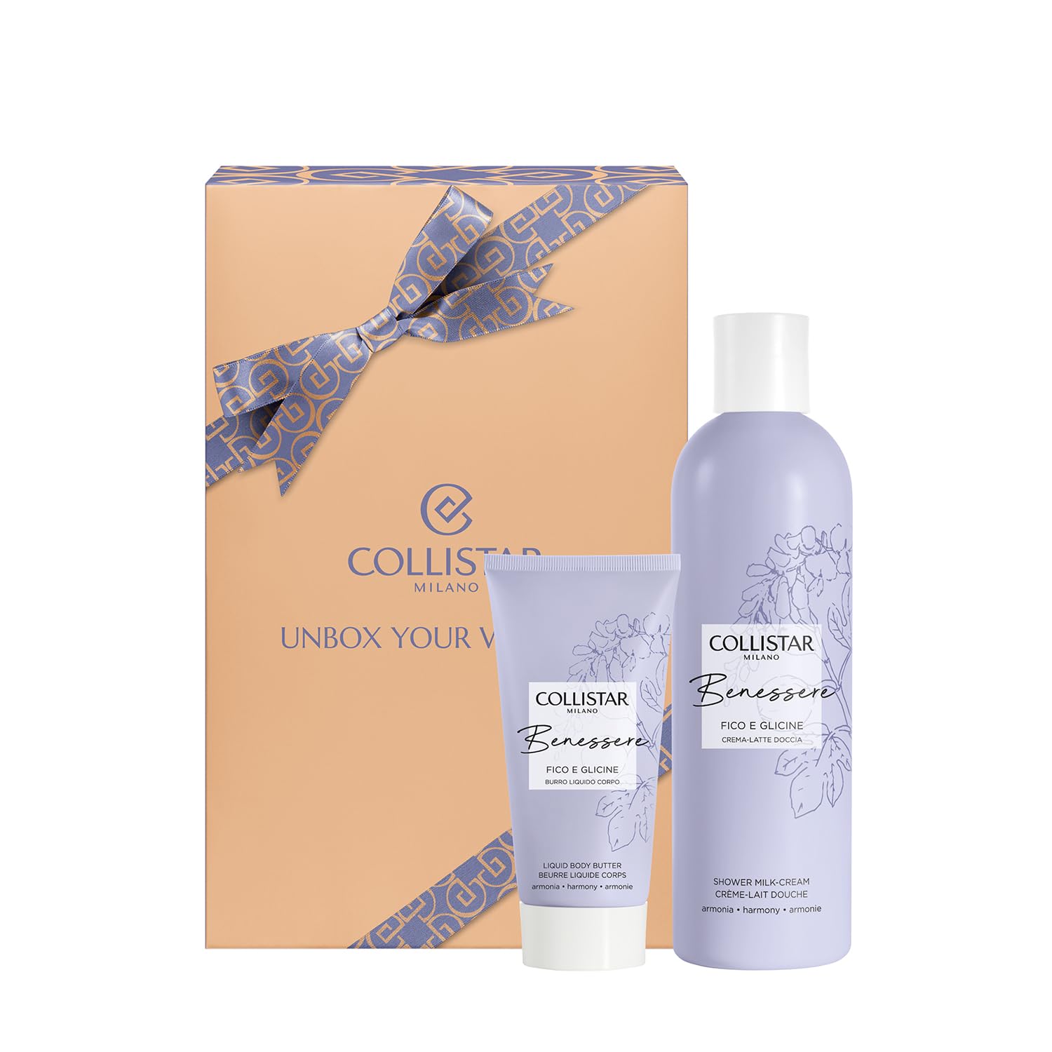 collistar-cofanetto-regalo-donna-benessere-fico-e-glicine-crema-latte-doccia-250 image 1