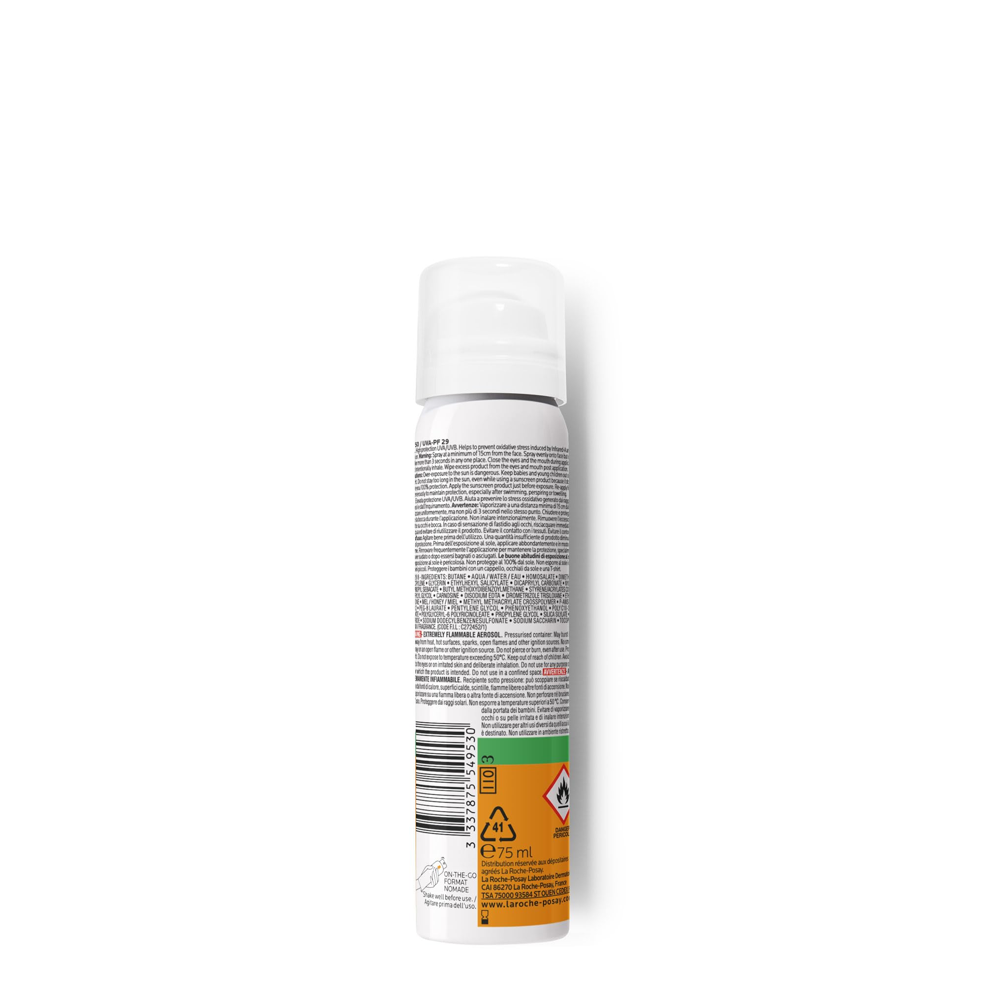 la-roche-posay-anthelios-spray-invisibile-viso-spf50-protezione-solare-75-ml image 4