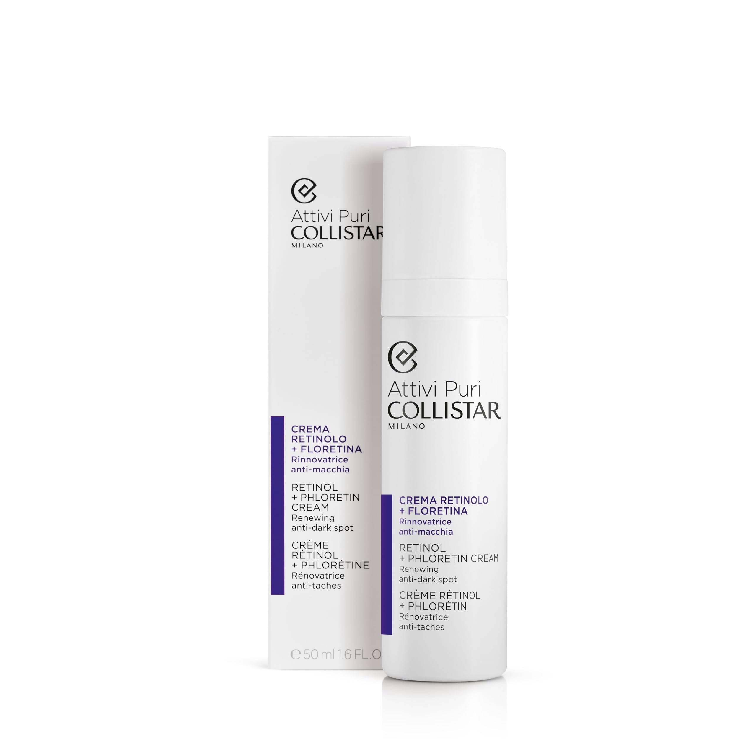 collistar-attivi-puri-crema-viso-retinolo-floretina-rinnovatore-anti-macchia-50m image 1