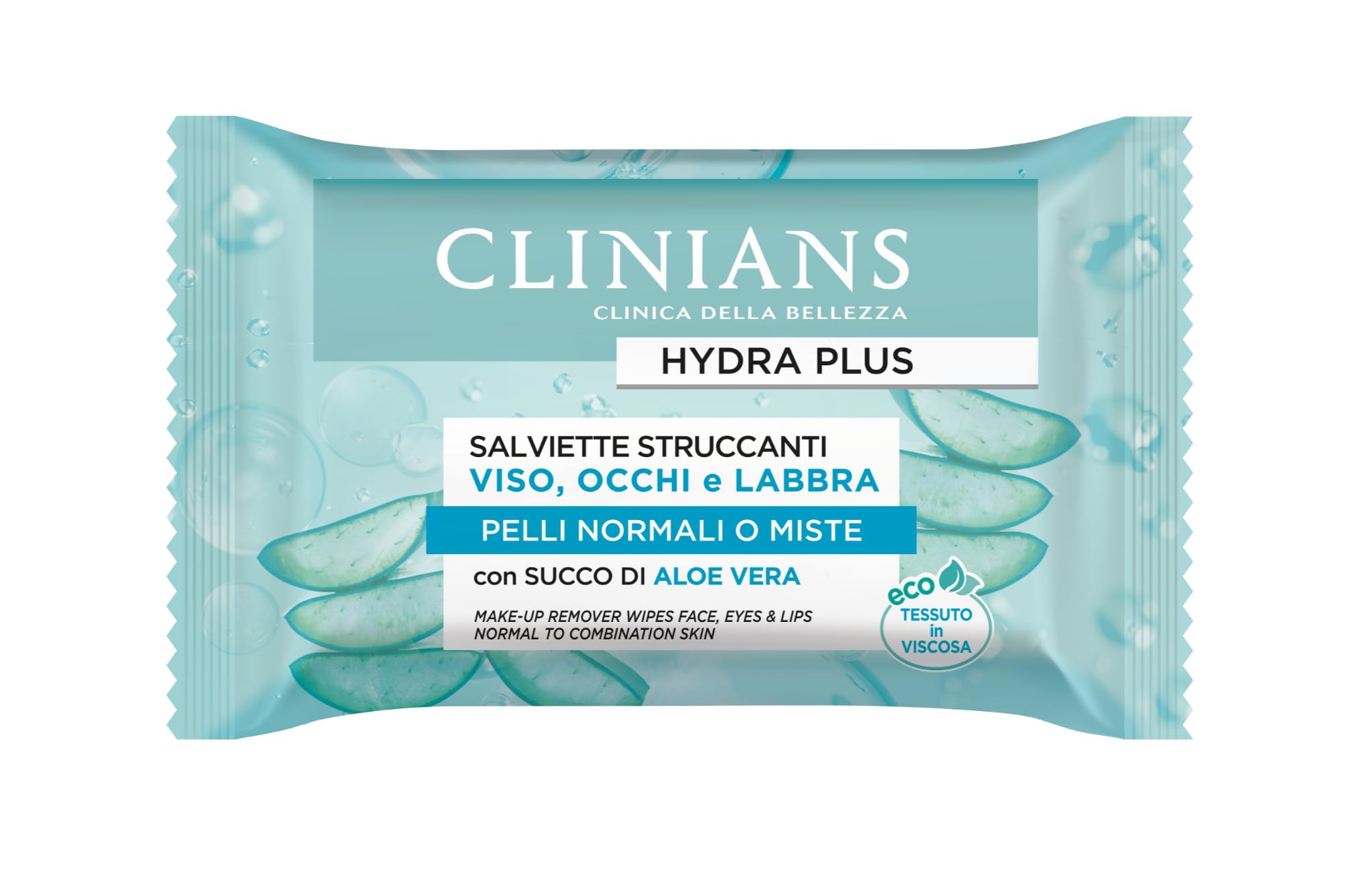 clinians-hydra-plus-salviette-struccanti-25pz-x-6-pezzi-con-aloe-vera-oftalmolog image 1