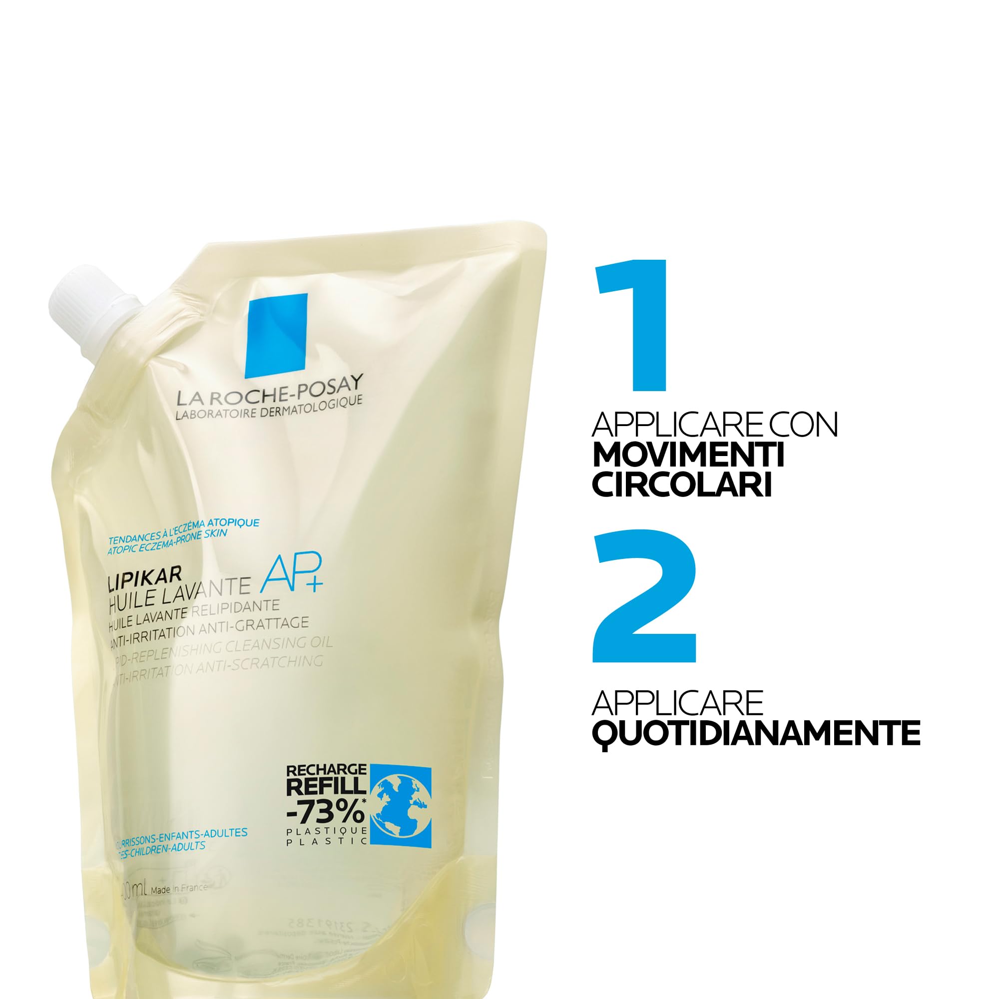 la-roche-posay-lipikar-olio-detergente-ap-refill-pack-400-ml image 6