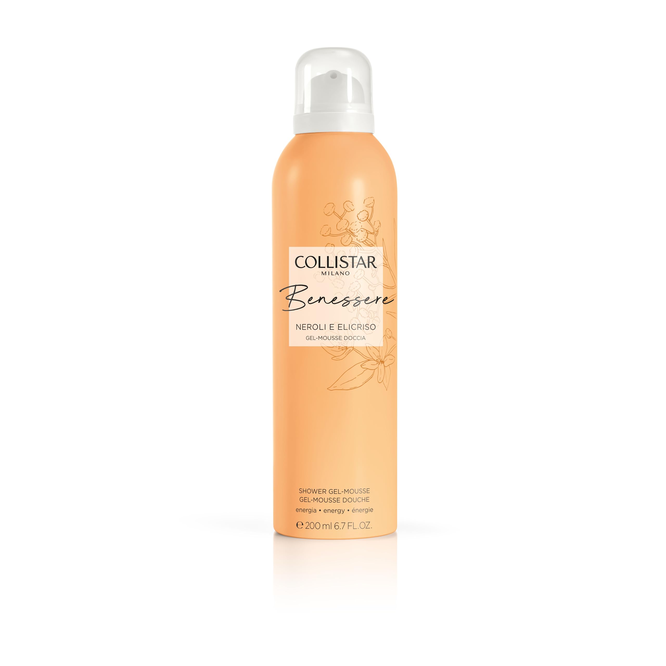 collistar-gel-mousse-doccia-benessere-neroli-e-elicriso-200-ml image 1