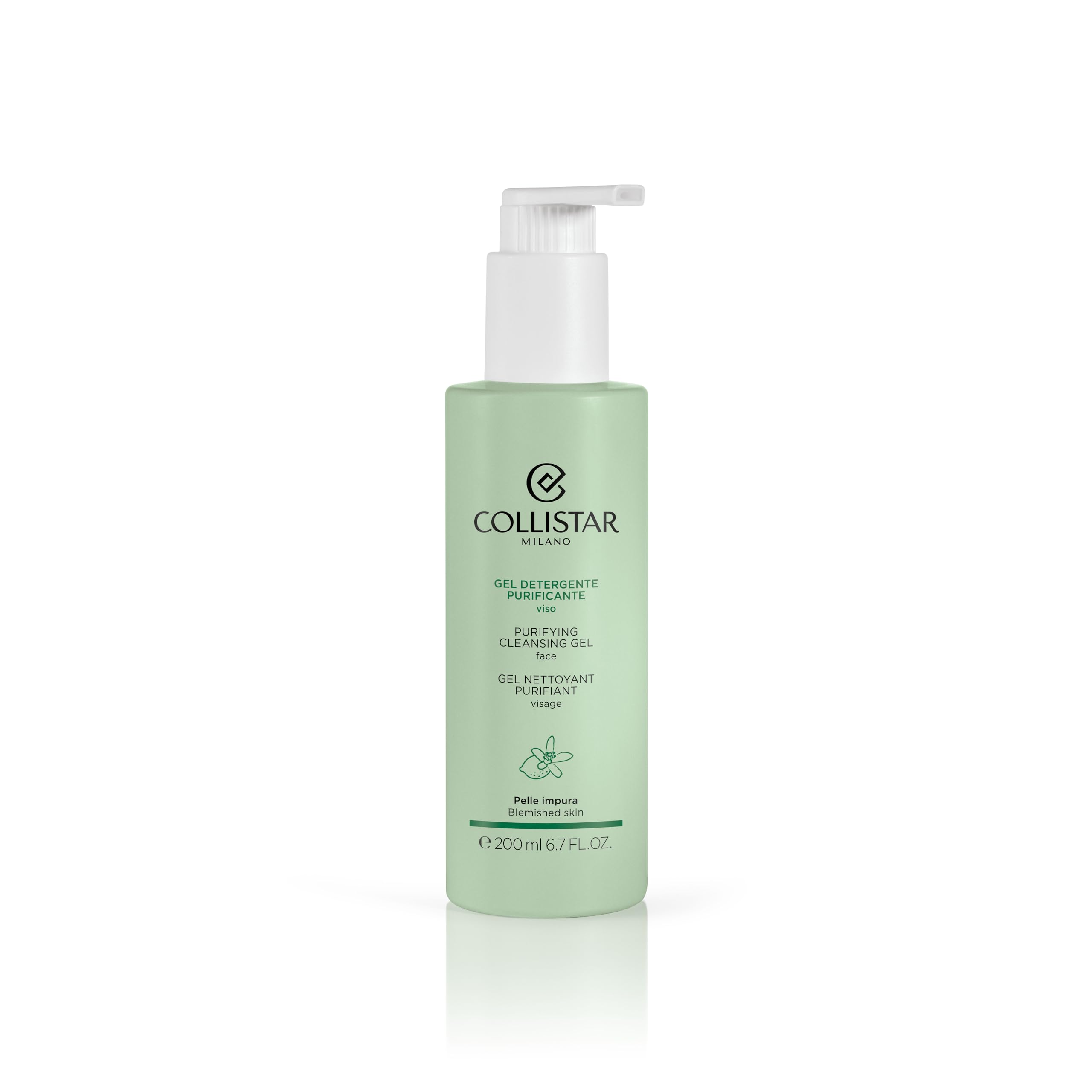 collistar-clean-research-gel-detergente-purificante-viso-per-pelli-impure-200-ml image 1