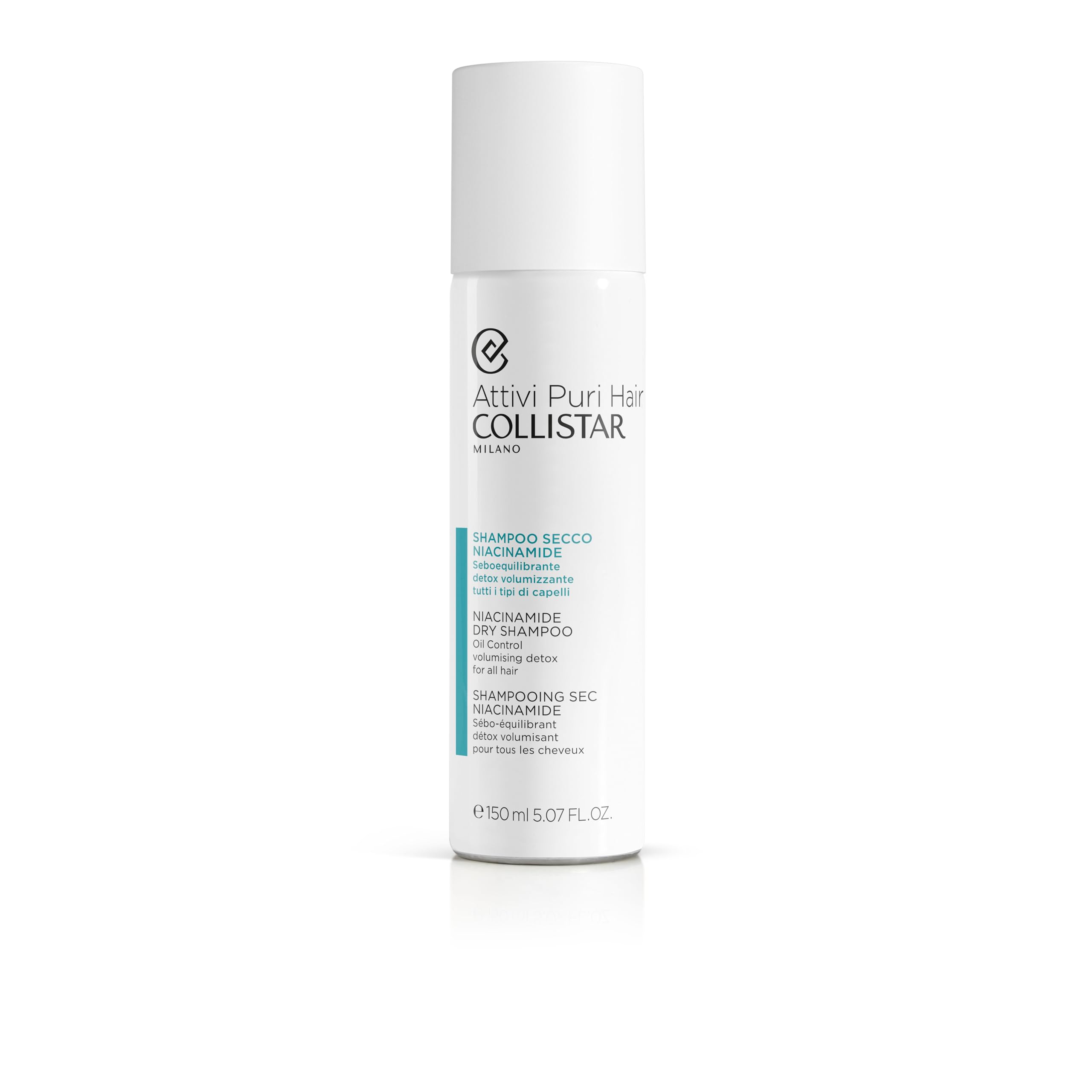 collistar-attivi-puri-hair-shampoo-secco-niacinamide-seboequilibrante-150ml image 1