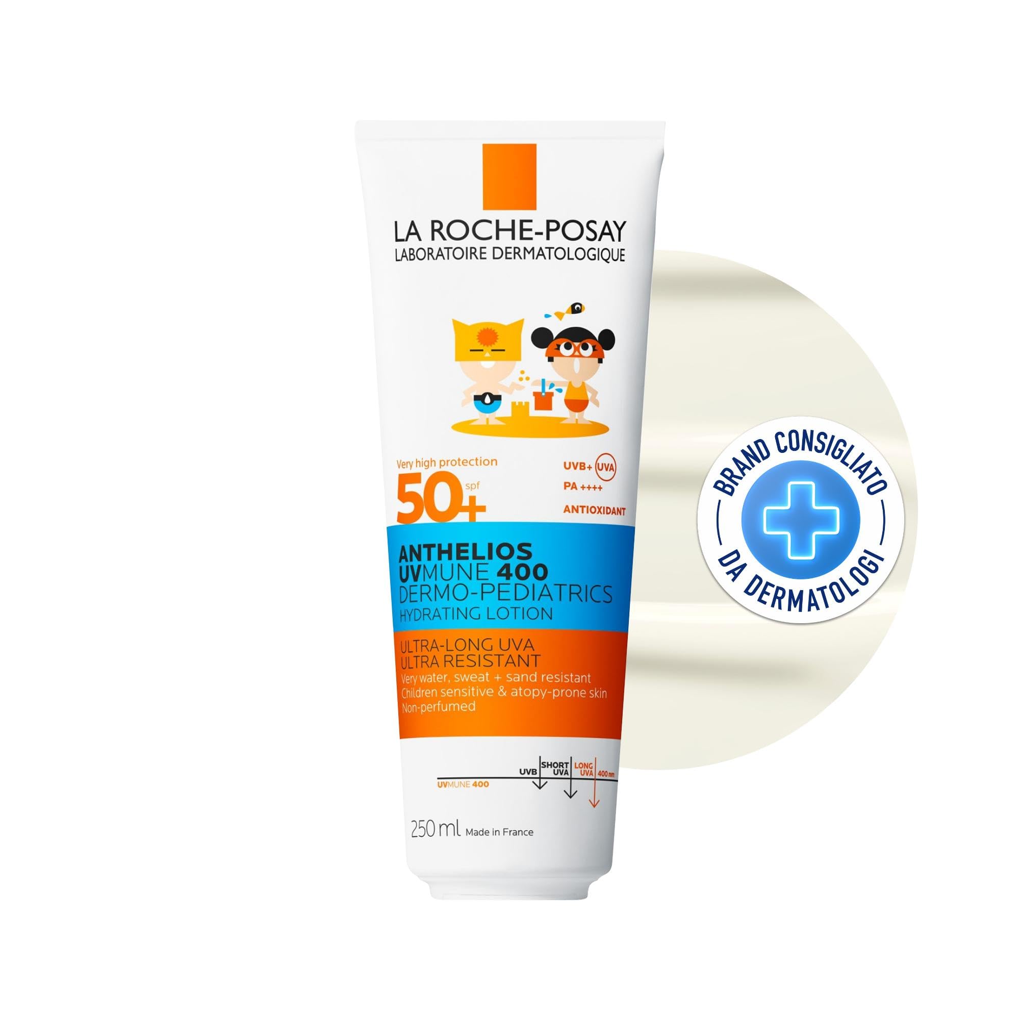 la-roche-posay-anthelios-uvmune-400-dermo-pediatrics-latte-idratante-spf-50-250m image 1