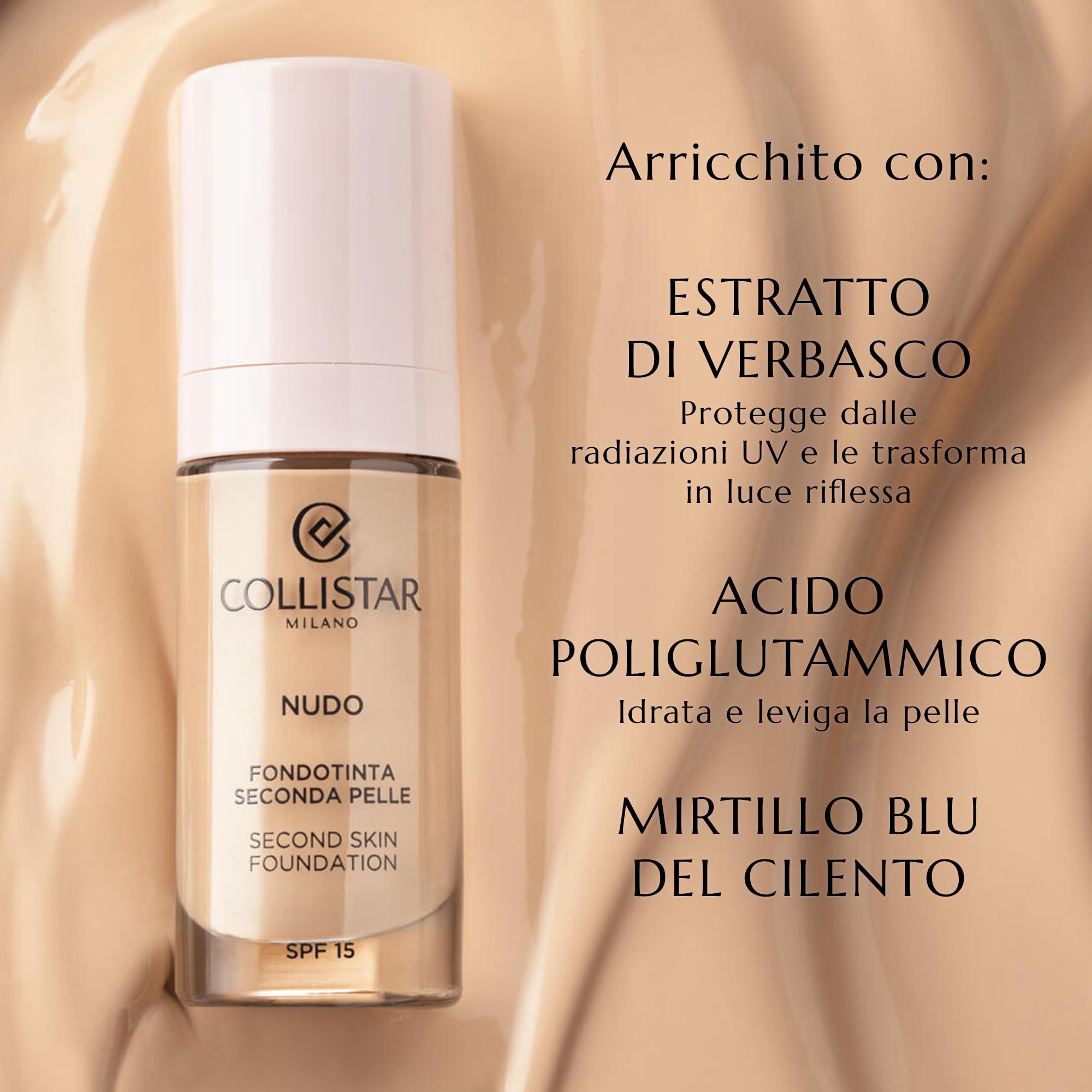 collistar-fondotinta-nudo-seconda-pelle-3n-naturale-spf-15-30-ml image 4