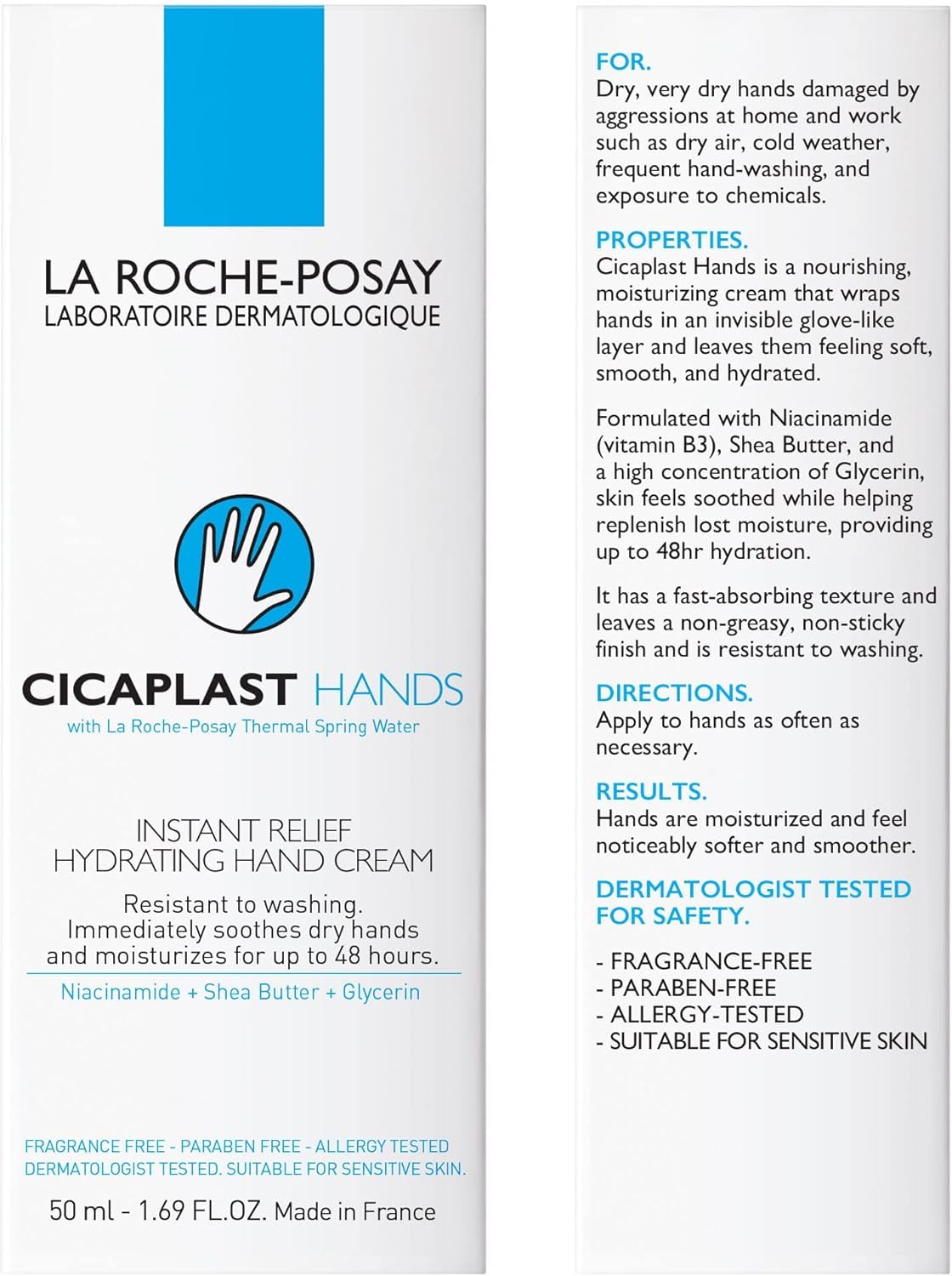la-roche-posay-cicaplast-crema-mani-riparatrice-per-pelle-fragile-50-ml image 2
