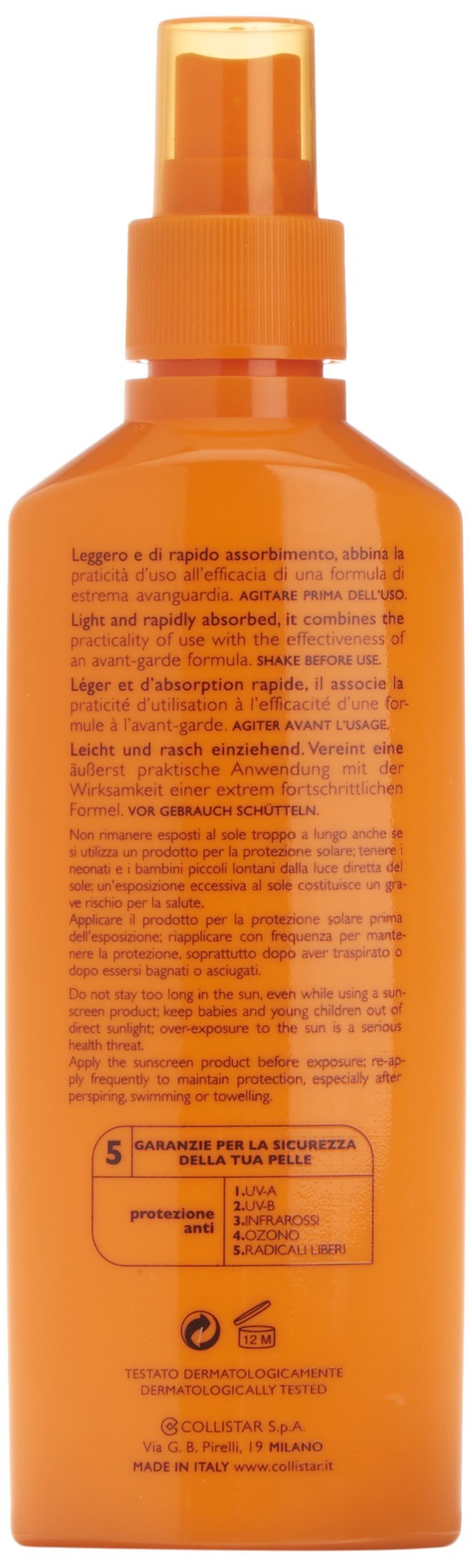 collistar-latte-spray-superabbronzante-idratante-spf-10-200ml image 4