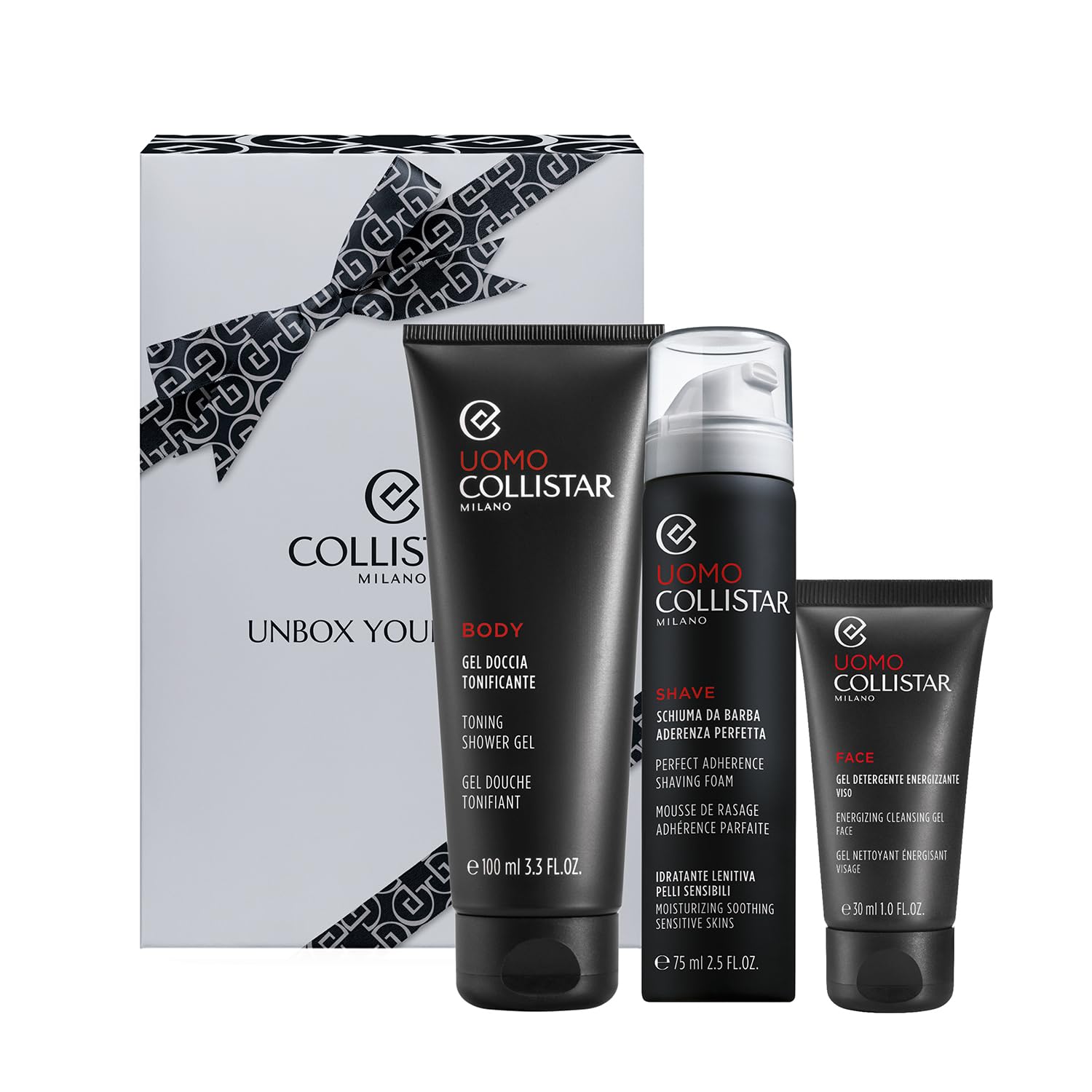 collistar-cofanetto-uomo-rasatura-detersione-set-3-pezzi-con-schiuma-da-barba-de image 1