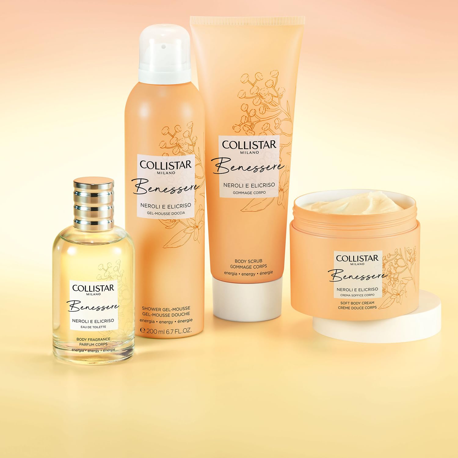 collistar-gel-mousse-doccia-benessere-neroli-e-elicriso-200-ml image 2