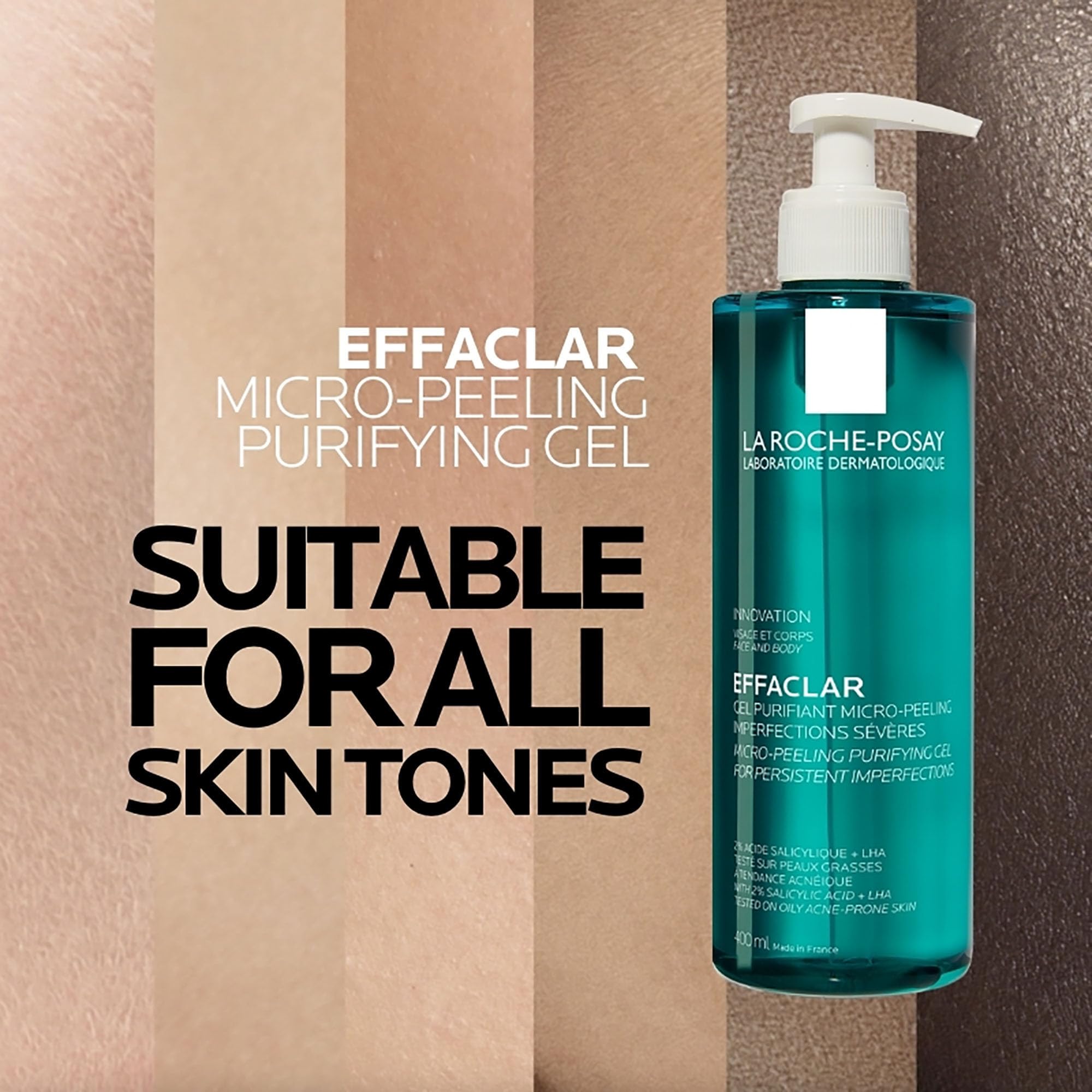 la-roche-posay-effaclar-gel-purificante-micro-peeling-400-ml-per-pelle-a-tendenz image 5