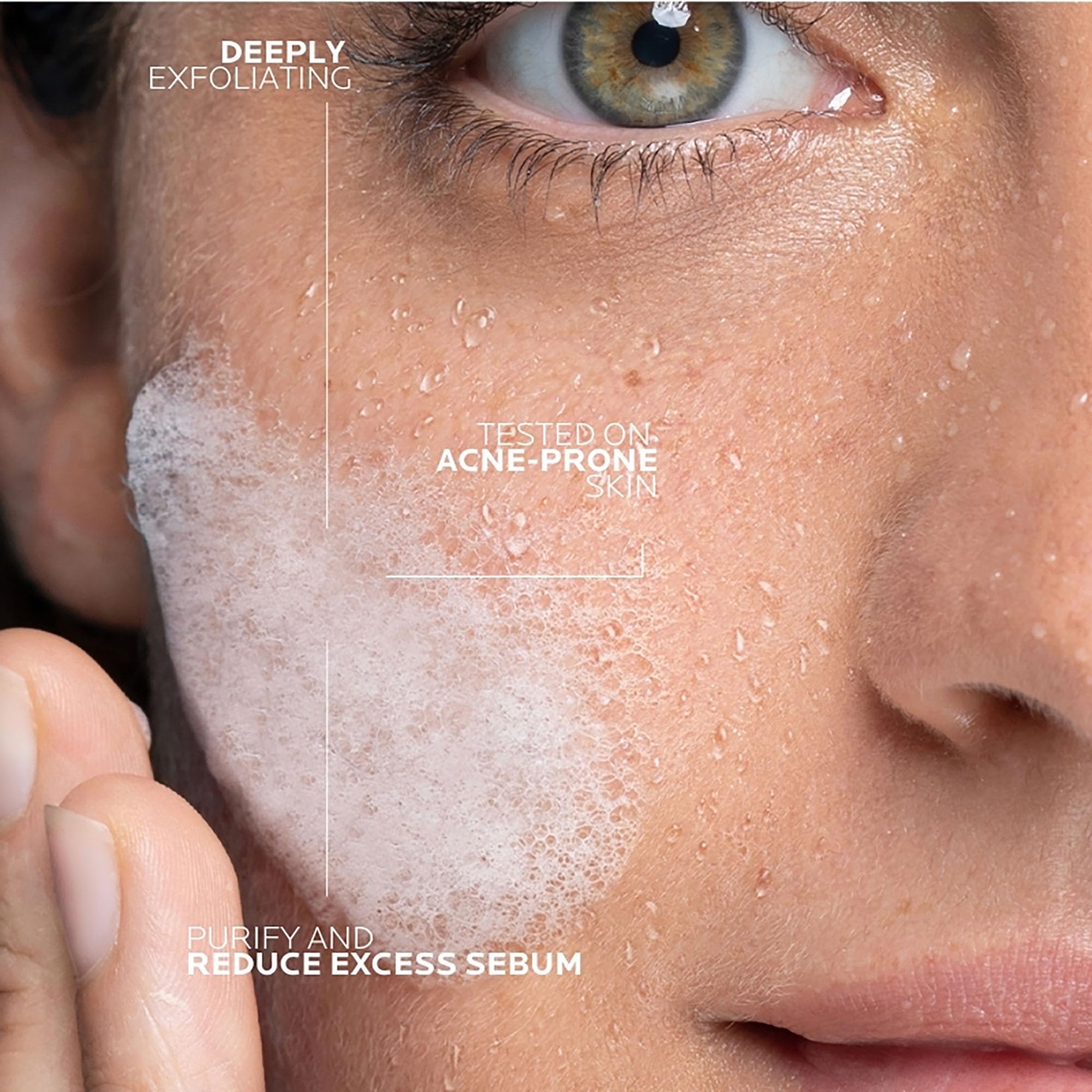 la-roche-posay-effaclar-gel-purificante-micro-peeling-400-ml-per-pelle-a-tendenz image 2