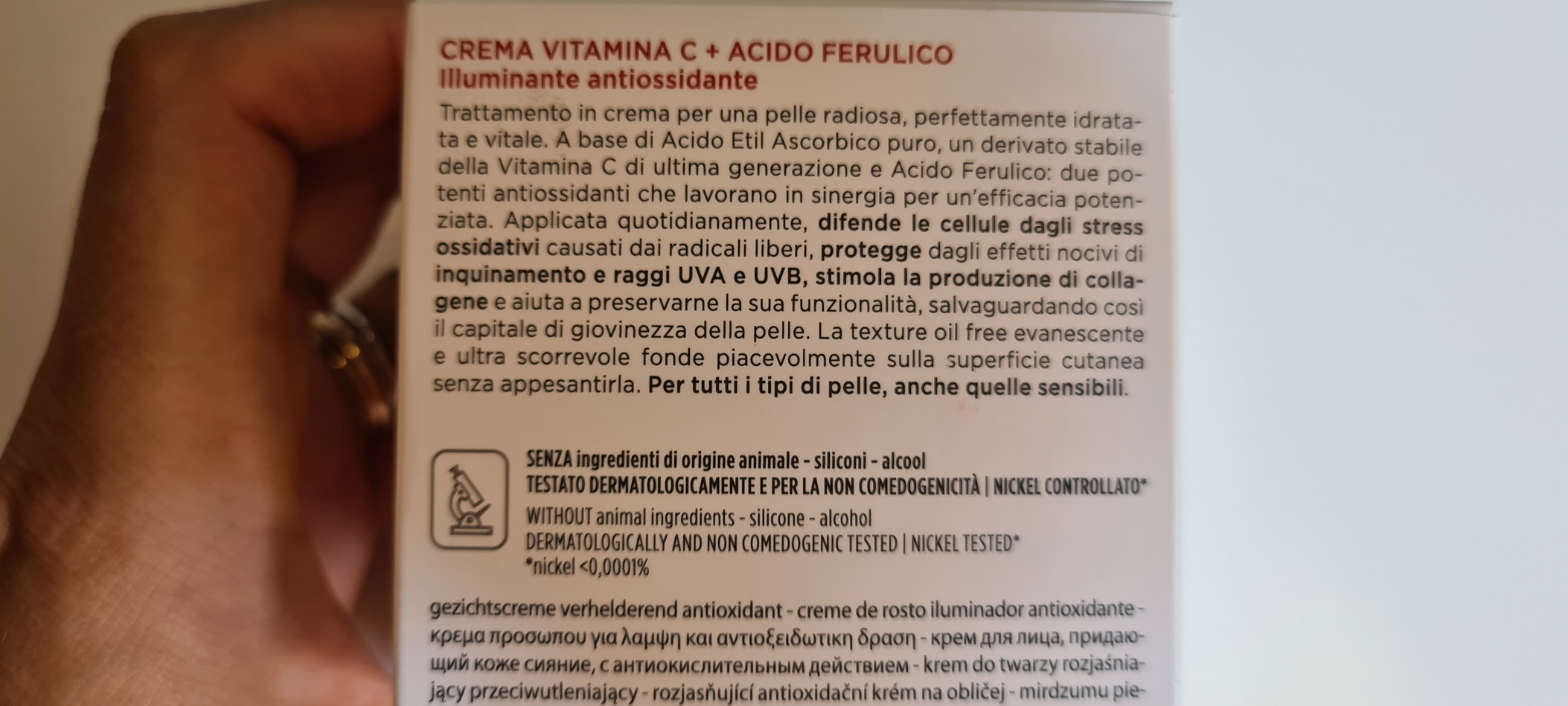 Buona crema, ma non per pelli secchissime