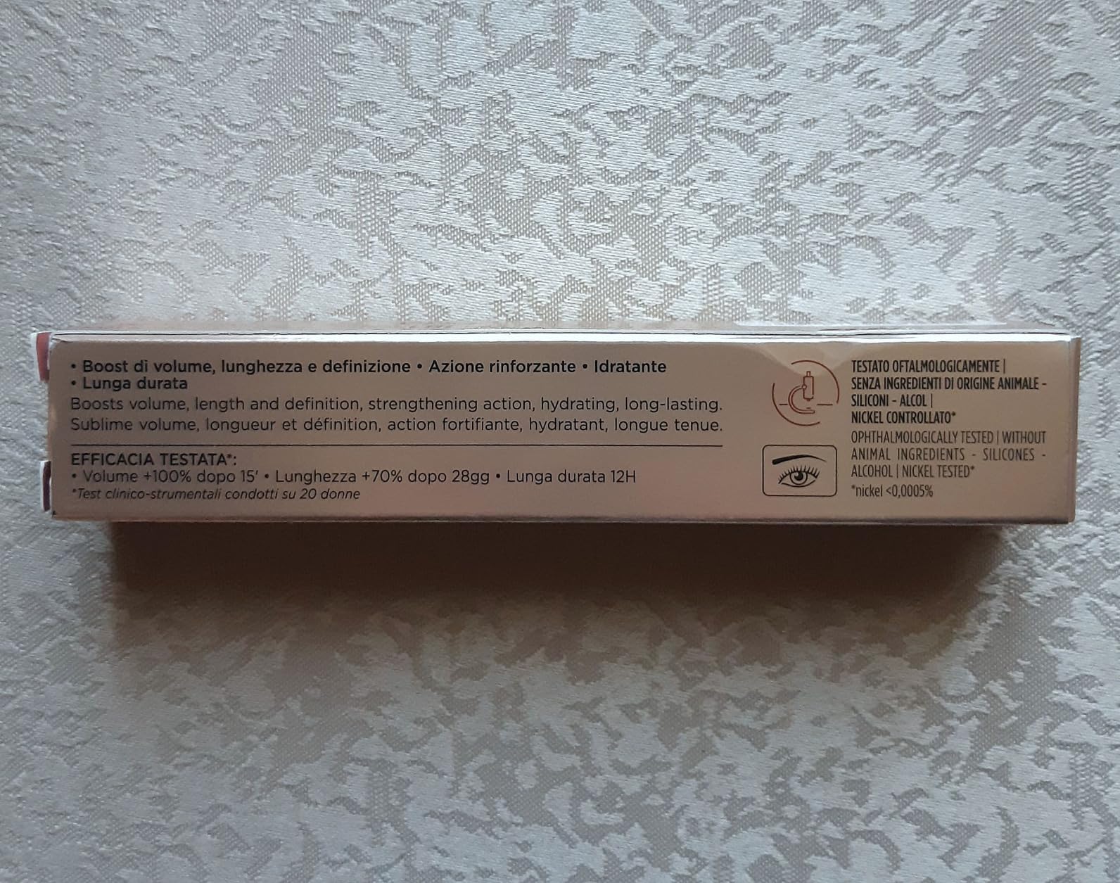 Mi ha appesantito le ciglia