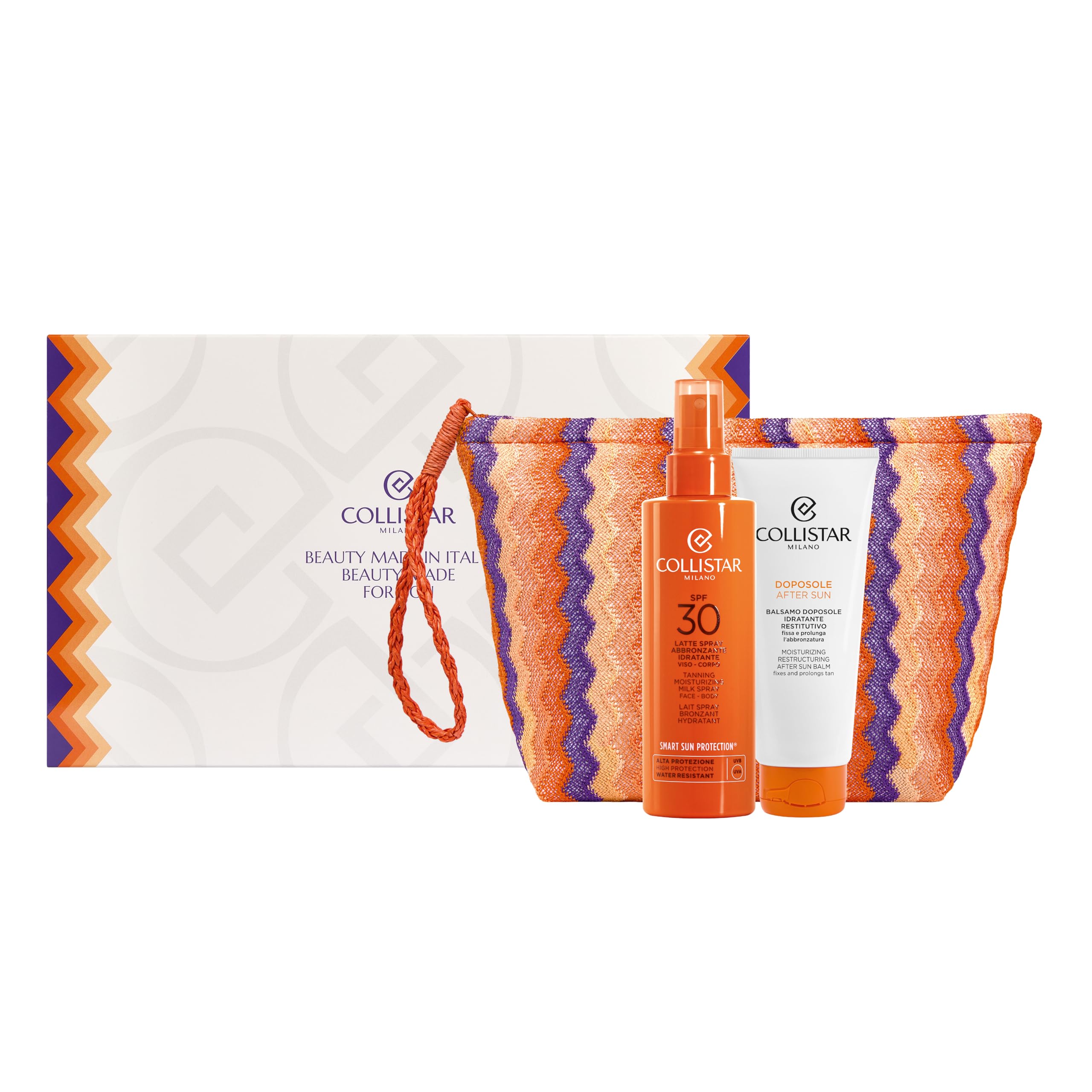 collistar-cofanetto-regalo-solare-spf30-latte-spray-abbronzante-200ml-balsamo-do image 1