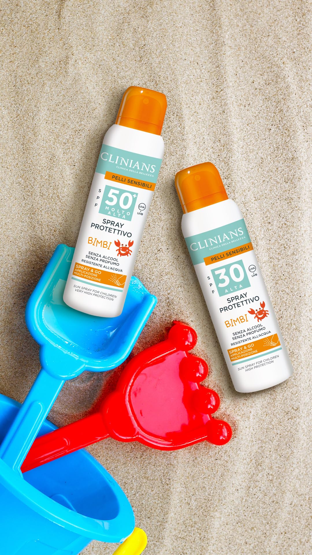 clinians-spray-protettivo-bimbi-spf50-con-aloe-e-vitamina-e-150ml image 2