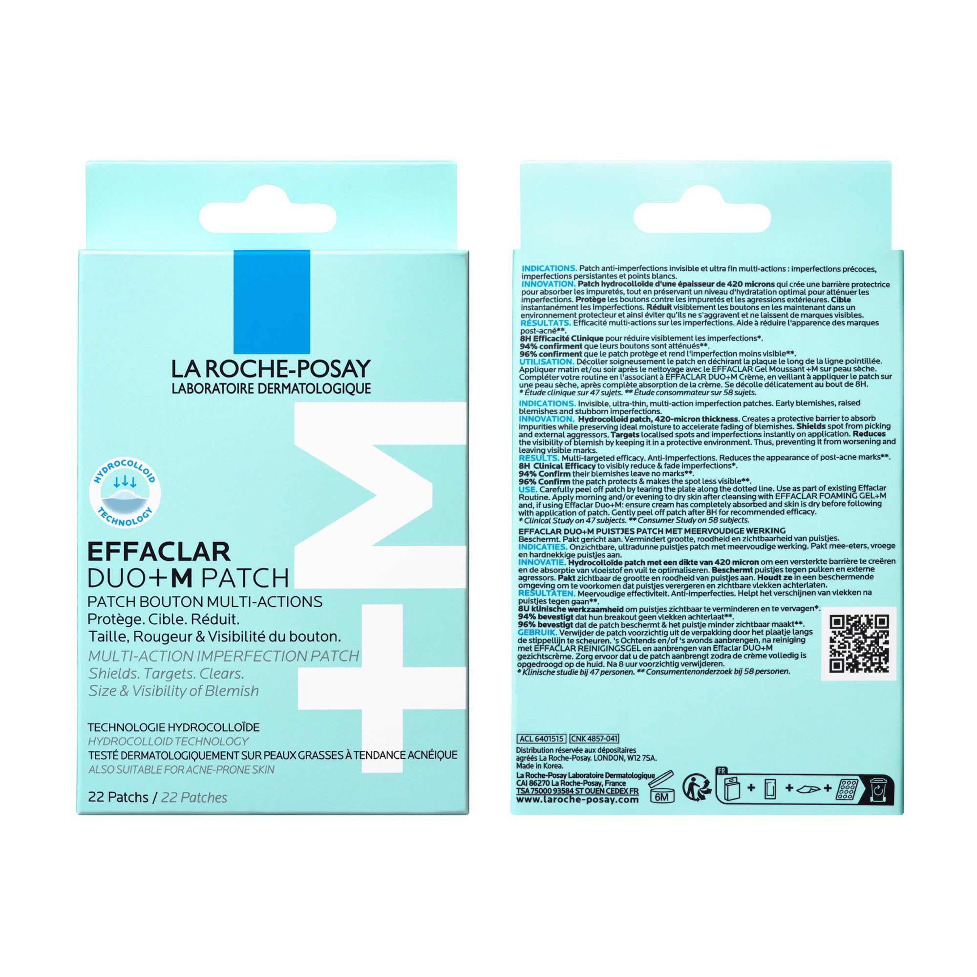 la-roche-posay-effaclar-duo-m-patch-anti-imperfezioni-22-pezzi image 3